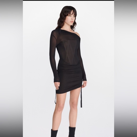 DION LEE HOISERY GATHER DRESS ORG. $1,535 ( read description) - Picture 6 of 9